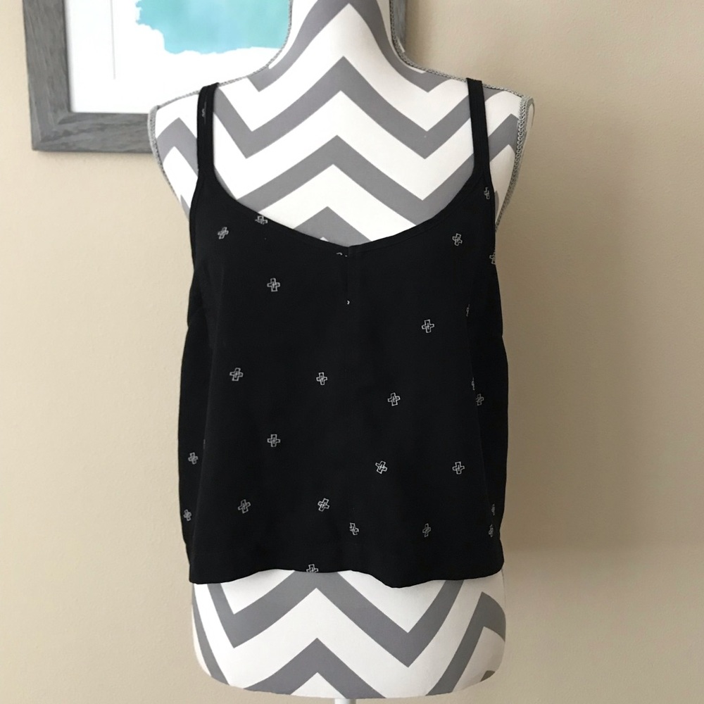 💖3 for $20!💖 Silence + Noise Cropped Tank Sz L